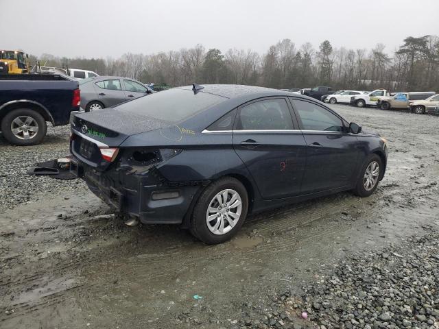 5NPEB4AC4BH213782 - 2011 HYUNDAI SONATA GLS BLUE photo 3