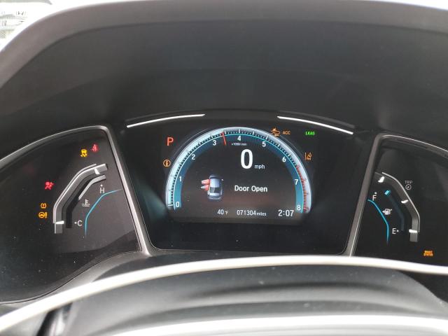 19XFC1F78KE003122 - 2019 HONDA CIVIC EXL ნაცრისფერი ფოტო 9