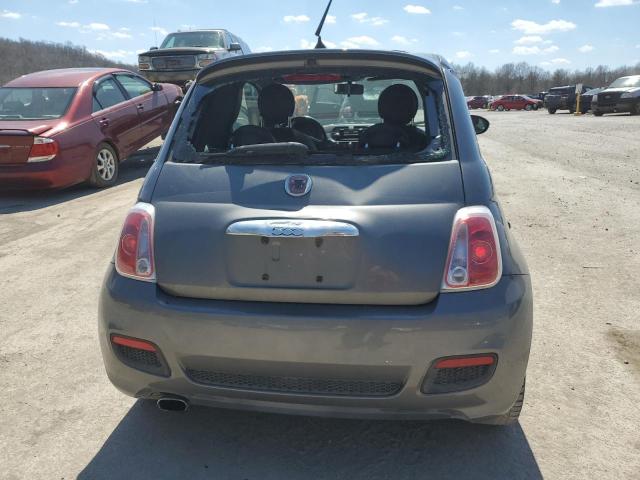 3C3CFFBR9CT115363 - 2012 FIAT 500 SPORT GRAY photo 6