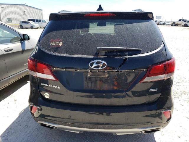 KM8SR4HF8HU254151 - 2017 HYUNDAI SANTA FE SE ULTIMATE BLACK photo 6