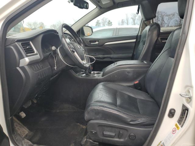 5TDKKRFH6FS038861 - 2015 TOYOTA HIGHLANDER XLE WHITE photo 7