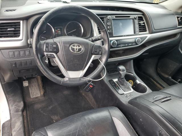 5TDKKRFH6FS038861 - 2015 TOYOTA HIGHLANDER XLE WHITE photo 8