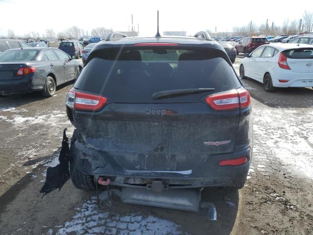 1C4PJMBSXGW365214 - 2016 JEEP CHEROKEE TRAILHAWK BLACK photo 6