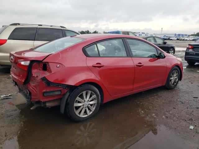 KNAFX4A68G5446374 - 2016 KIA FORTE LX RED photo 3