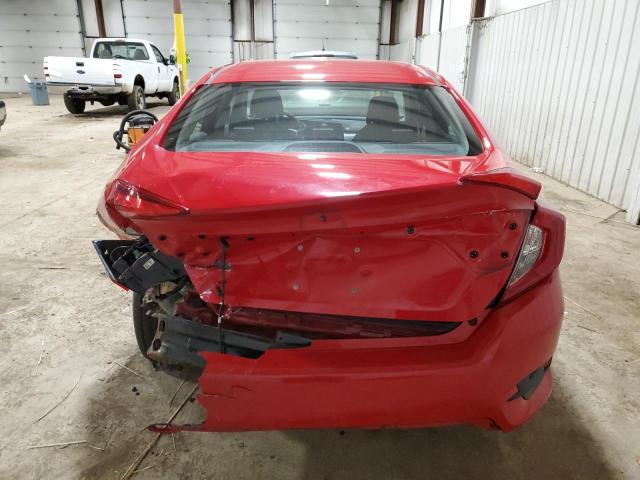 2HGFC2F51GH553392 - 2016 HONDA CIVIC LX RED photo 6