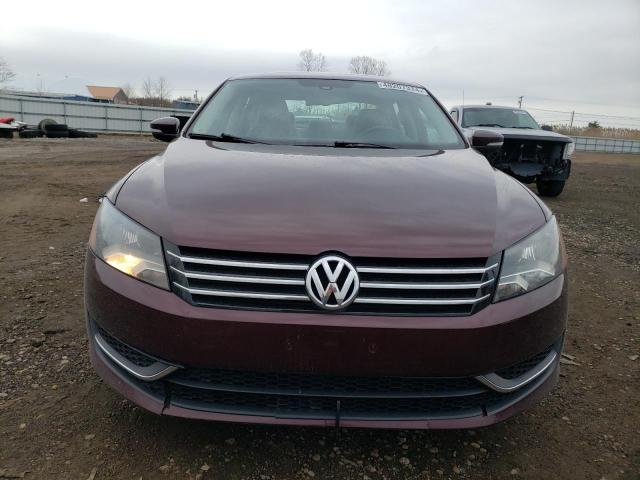 1VWBP7A36DC056502 - 2013 VOLKSWAGEN PASSAT SE MAROON photo 5