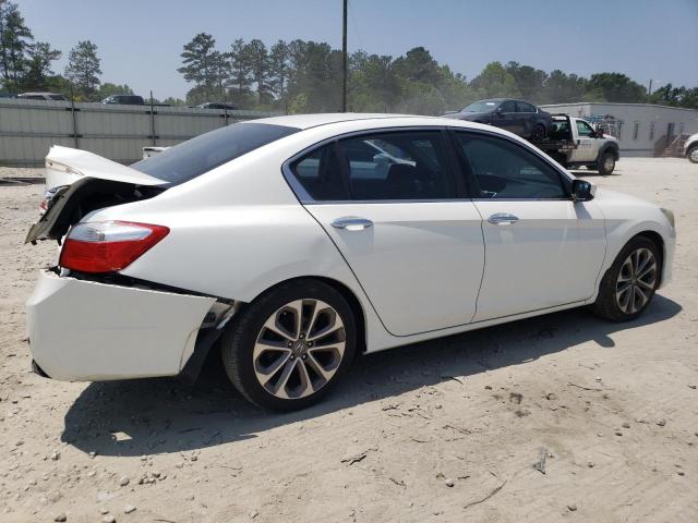 1HGCR2F50DA031008 - 2013 HONDA ACCORD SPORT WHITE photo 3