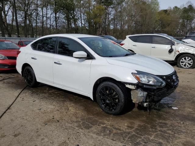 3N1AB7AP2KY237166 - 2019 NISSAN SENTRA S WHITE photo 4