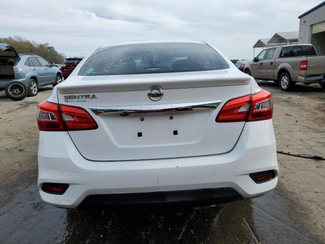 3N1AB7AP2KY237166 - 2019 NISSAN SENTRA S WHITE photo 6