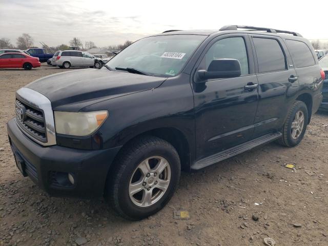 5TDBY64A58S022656 - 2008 TOYOTA SEQUOIA SR5 BLACK photo 1