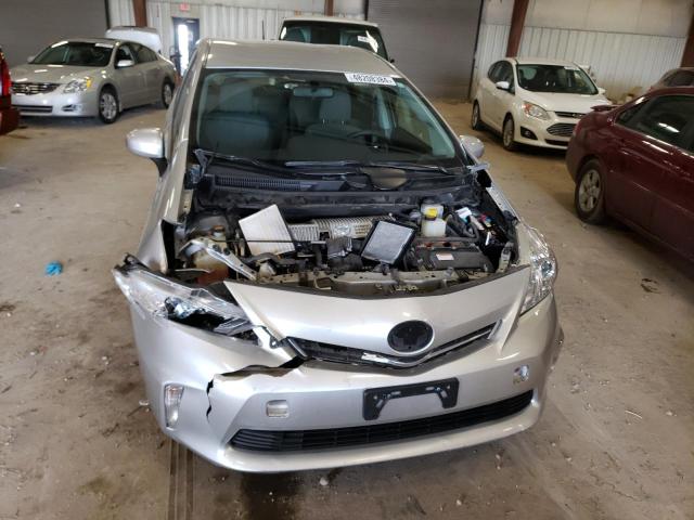 JTDZN3EU6D3259957 - 2013 TOYOTA PRIUS V SILVER photo 5