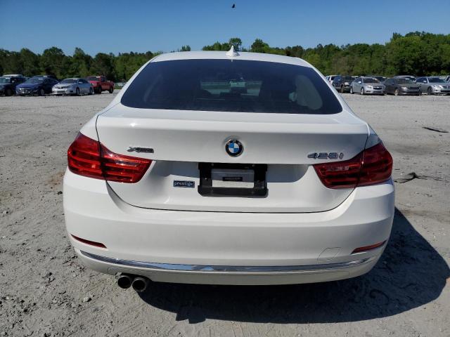 WBA4C9C57FD330169 - 2015 BMW 428 XI GRAN COUPE SULEV WHITE photo 6