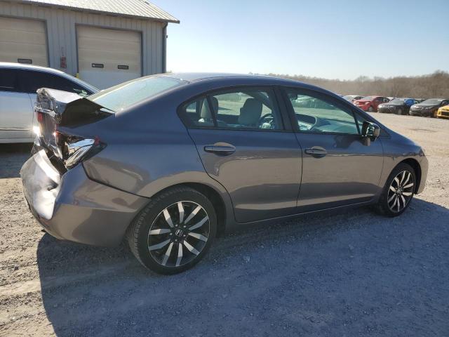 19XFB2F96FE257590 - 2015 HONDA CIVIC EXL ვერცხლისფერი ფოტო 3