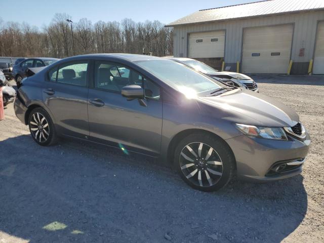 19XFB2F96FE257590 - 2015 HONDA CIVIC EXL ვერცხლისფერი ფოტო 4