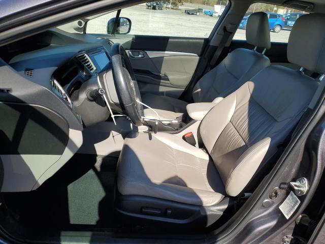 19XFB2F96FE257590 - 2015 HONDA CIVIC EXL ვერცხლისფერი ფოტო 7