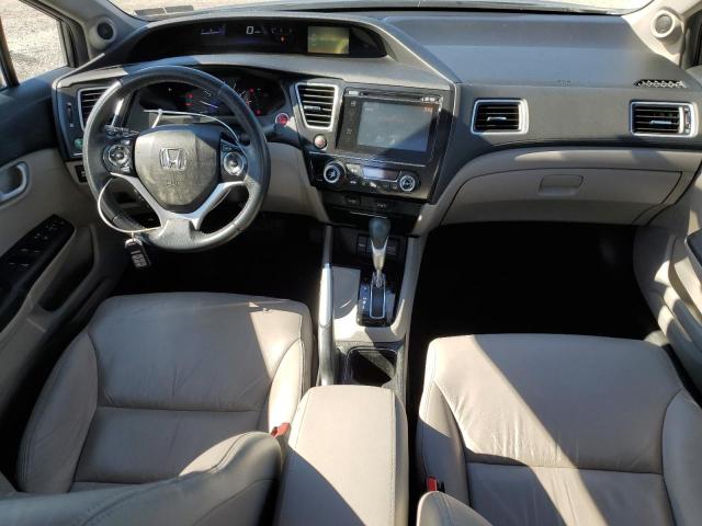 19XFB2F96FE257590 - 2015 HONDA CIVIC EXL ვერცხლისფერი ფოტო 8