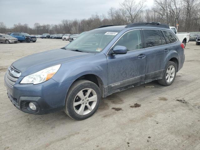 4S4BRBDC0E3216074 - 2014 SUBARU OUTBACK 2.5I PREMIUM BLUE photo 1