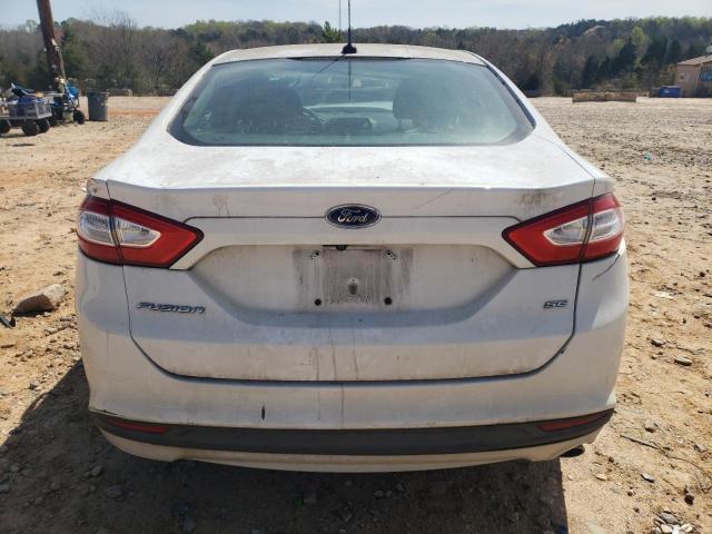 3FA6P0H7XDR269562 - 2013 FORD FUSION SE WHITE photo 6