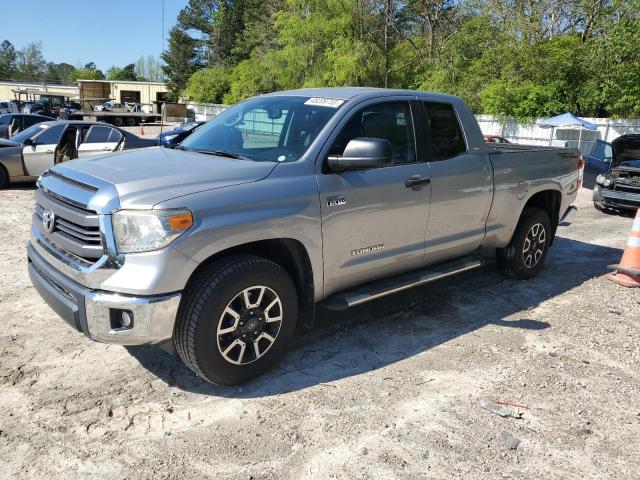 5TFRY5F15EX162797 - 2014 TOYOTA TUNDRA DOUBLE CAB SR/SR5 SILVER photo 1