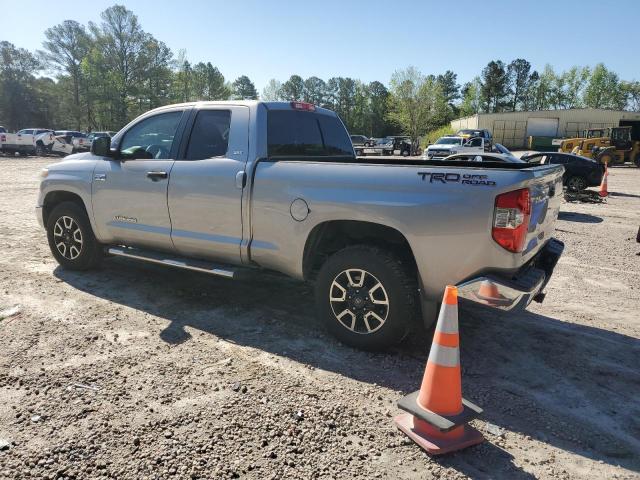 5TFRY5F15EX162797 - 2014 TOYOTA TUNDRA DOUBLE CAB SR/SR5 SILVER photo 2