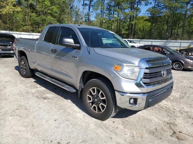 5TFRY5F15EX162797 - 2014 TOYOTA TUNDRA DOUBLE CAB SR/SR5 SILVER photo 4