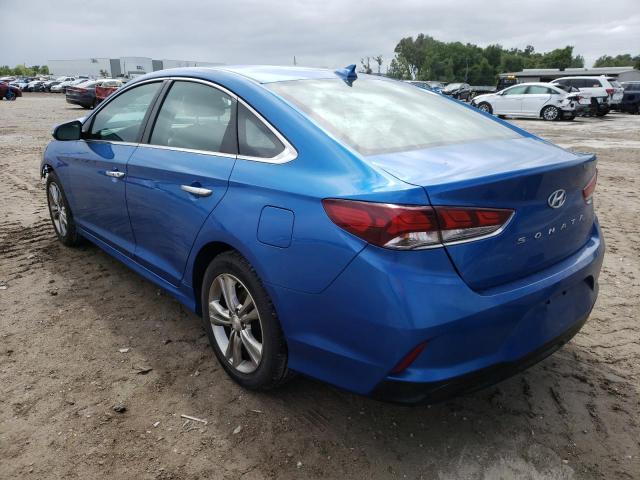 5NPE34AF3KH777172 - 2019 HYUNDAI SONATA LIMITED BLUE photo 2