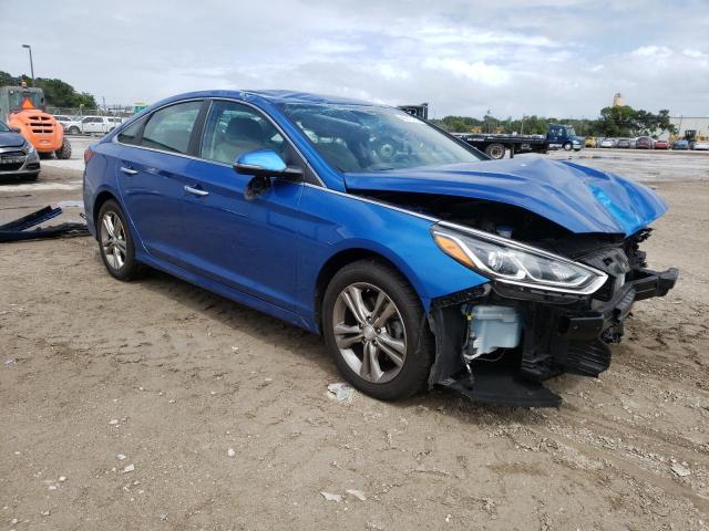 5NPE34AF3KH777172 - 2019 HYUNDAI SONATA LIMITED BLUE photo 4