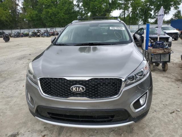 5XYPH4A1XGG127784 - 2016 KIA SORENTO EX GRAY photo 5