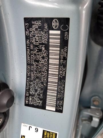 JTDKN3DP2D3042757 - 2013 TOYOTA PRIUS PLUG Turkuaz foto 13