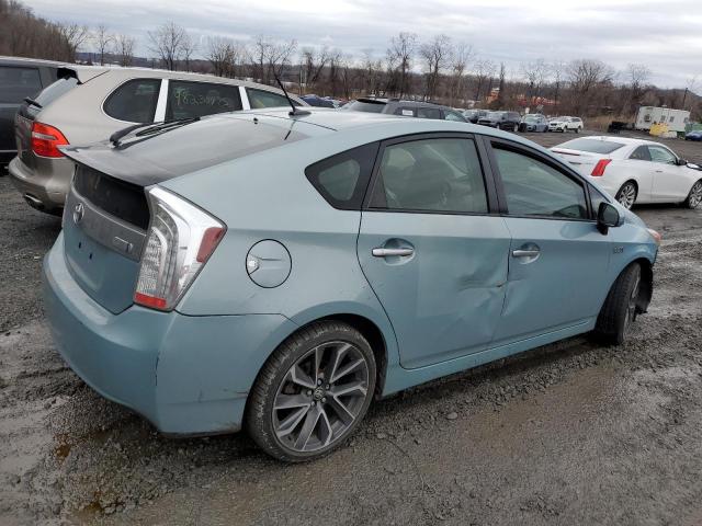JTDKN3DP2D3042757 - 2013 TOYOTA PRIUS PLUG Turkuaz foto 3