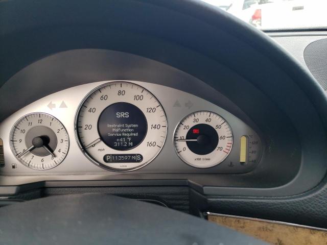 WDBUF87X88B325981 - 2008 MERCEDES-BENZ E 350 4MATIC SILVER photo 9