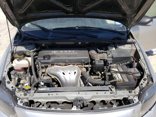 JTKDE177570210740 - 2007 TOYOTA SCION TC SILVER photo 11