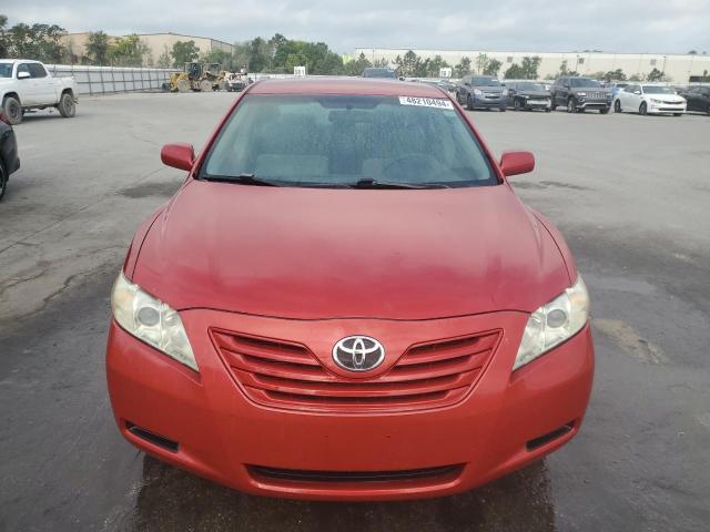 4T1BE46K27U076327 - 2007 TOYOTA CAMRY CE RED photo 5