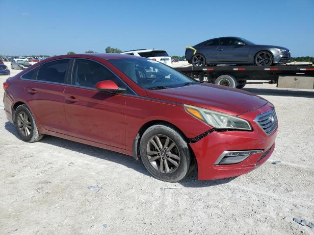 5NPE24AF1FH180627 - 2015 HYUNDAI SONATA SE RED photo 4