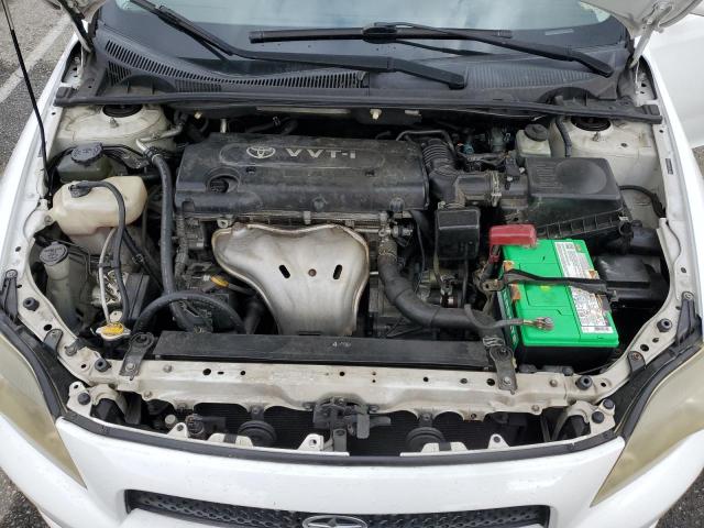 JTKDE167X80251660 - 2008 TOYOTA SCION TC WHITE photo 11