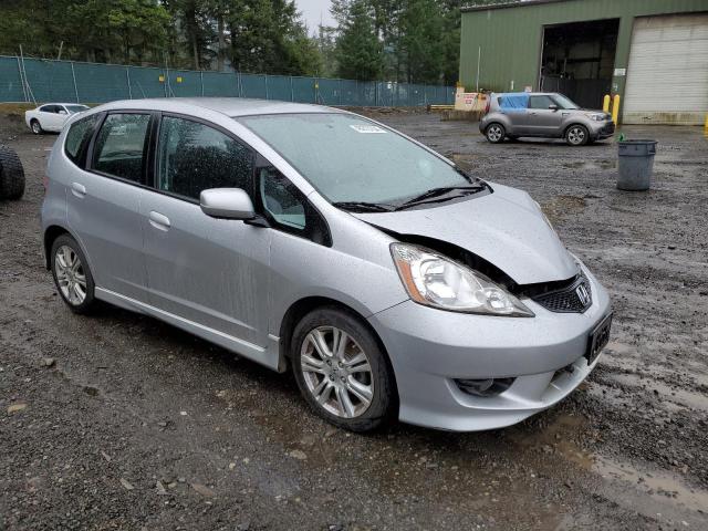 JHMGE8H56BS009225 - 2011 HONDA FIT SPORT SILVER photo 4