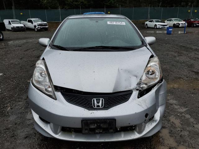 JHMGE8H56BS009225 - 2011 HONDA FIT SPORT SILVER photo 5