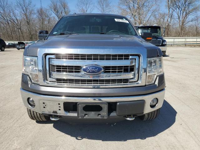 1FTFW1EF4DKD40645 - 2013 FORD F150 SUPERCREW GRAY photo 5