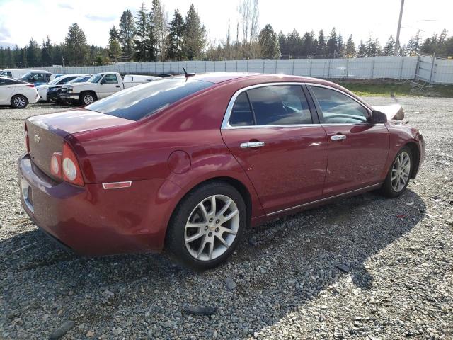 1G1ZE5E12BF213211 - 2011 CHEVROLET MALIBU LTZ RED photo 3