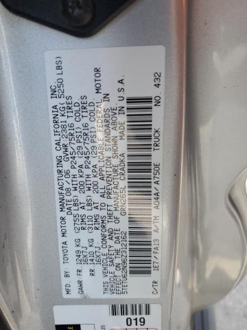 5TETU62N96Z312162 - 2006 TOYOTA TACOMA PRERUNNER ACCESS CAB SILVER photo 12