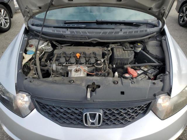 2HGFG1B66BH505912 - 2011 HONDA CIVIC LX SILVER photo 11