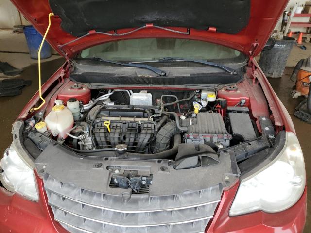 1C3LC45K38N643211 - 2008 CHRYSLER SEBRING RED photo 11