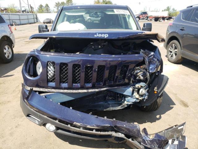 1C4NJRFB5GD697264 - 2016 JEEP PATRIOT LATITUDE BLUE photo 5