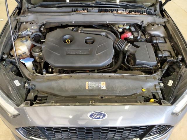 3FA6P0K92ER125936 - 2014 FORD FUSION TITANIUM GRAY photo 11