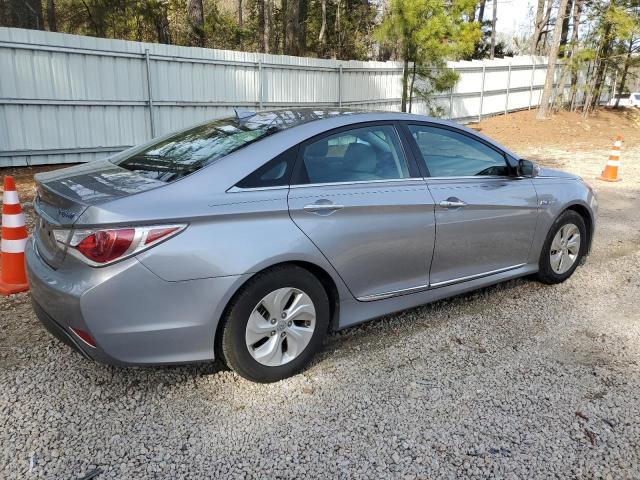 KMHEC4A48FA130466 - 2015 HYUNDAI SONATA HYBRID SILVER photo 3