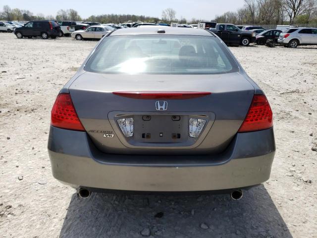 1HGCM66506A070108 - 2006 HONDA ACCORD EX GRAY photo 6