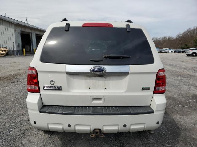 1FMCU9EG4CKA70939 - 2012 FORD ESCAPE LIMITED WHITE photo 6