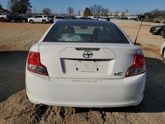 JTKJF5C72B3015781 - 2011 TOYOTA SCION TC WHITE photo 6