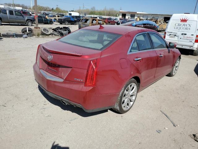 1G6AJ5SX9D0126441 - 2013 CADILLAC ATS PERFORMANCE RED photo 3