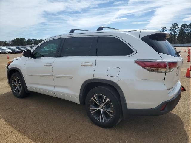 5TDKKRFH2GS155256 - 2016 TOYOTA HIGHLANDER XLE 白色 照片 2